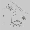 Трековый светильник MAYTONI ALFA TR121-4-7W-DS-B