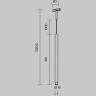 Трековый светильник MAYTONI SKIM LEVITY TR191-1-3W4K-M-BW